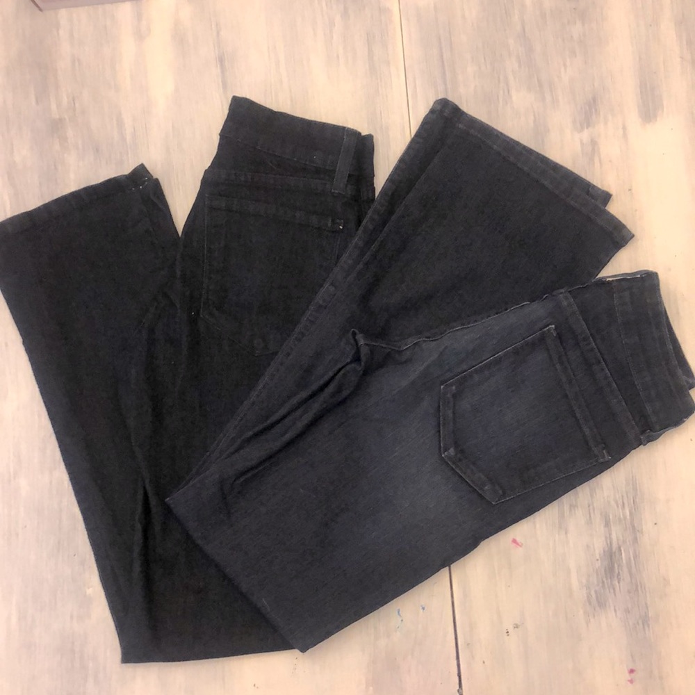 NYDJ Jeans Size 0 Blue - Set of Two Medium and Dark Wash Boot Cut Jeans …